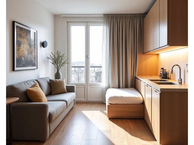 Studio optimisé à Guillotière, Lyon