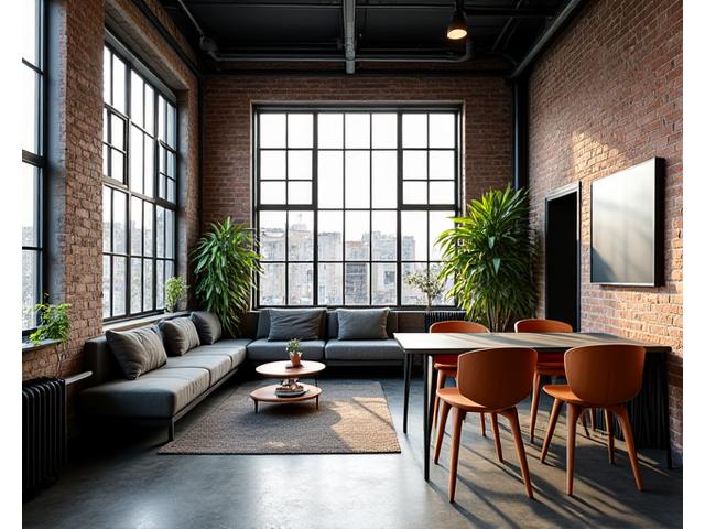 Loft industriel à Confluence, 180m², transformation moderne