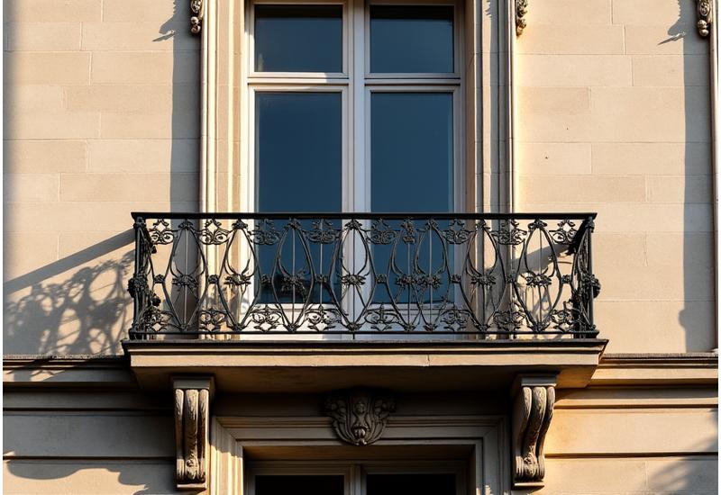 Façade restaurée d'un hôtel particulier à Ainay, Lyon
