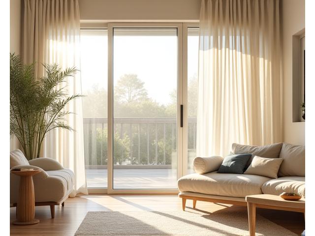Intérieur de maison confortable, ensoleillé et calme